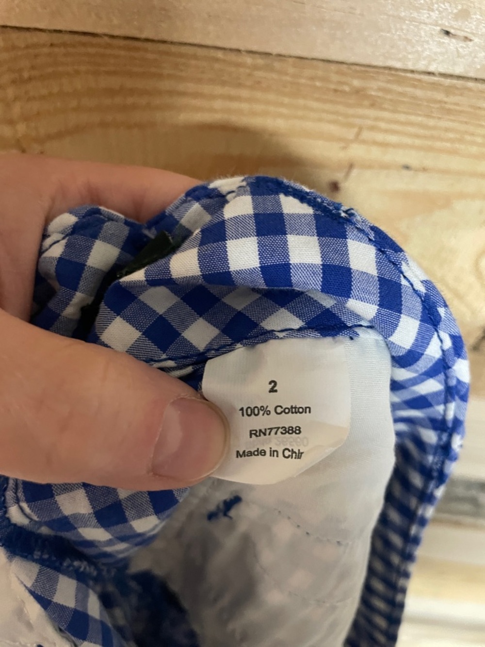 J. Crew size 2 Blue and White Gingham Mid-Rise Lightweight Chino Shorts - Picture 9 of 10
